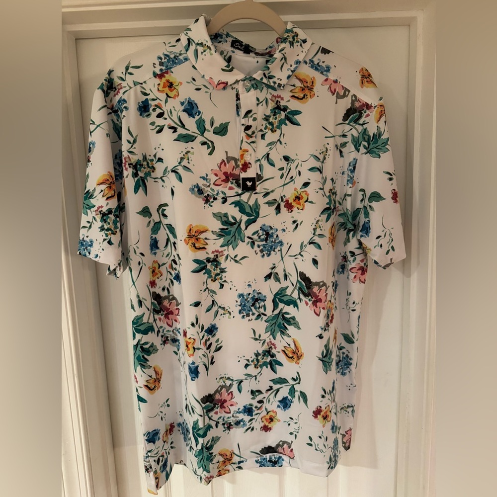 NWT Bad Birdie “Poetic Justice” Polo